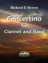 Concertino for Clarinet and Band Concert Band sheet music cover